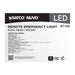 Emergency Light Satco 67-143 Remote Emergency Light - 1.5 Watt - Weatherproof Low Power Dual Head - White Finish - 3.6 Volt Satco