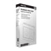 Exit Sign Satco 67-500 Running Man Green Exit Sign - 120-347V - 2HR backup - Single/Dual Face - Universal Mounting - Thermoplastic - White Finish Satco