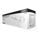 Exit Sign Satco 67-540 Running Man Green Edge Lit Exit Sign - 120-347V - 2HR backup - Single/Dual Face - Premium Flush Recessed Mounting - Brushed Aluminum Finish Satco