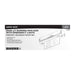Exit Sign Satco 67-550 Running Man Green Combo Edge Lit Exit Sign/Emergency Light - 120-347V - 2HR backup - Single/Dual Face - Premium Flush Recessed Mounting - Brushed Aluminum Finish Satco