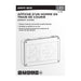 Exit Sign Satco 67-560 Running Man Green Exit Sign - 120/347V - 2HR backup - Single/Dual Face - Universal Mounting - Wet Location - White Finish Satco