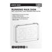 Exit Sign Satco 67-561 Running Man Green Exit Sign - 120/347V - 2HR backup - Single/Dual Face - Universal Mounting - Wet Location - Low Temperature - White Finish Satco