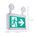 Exit Sign Satco 67-570 Running Man Green Combo Exit Sign/Emergency Light - 120/347V - 2HR backup - Single/Dual Face - Universal Mounting - Wet Location - White Finish Satco
