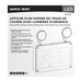 Exit Sign Satco 67-573 Running Man Green Combo Exit Sign/Emergency Light - 120/347V - 2HR backup - Single/Dual Face - Universal Mounting - Wet Location - Low Temperature - Remote-Capable - White Finish Satco