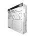 Exit Sign Satco 67-573 Running Man Green Combo Exit Sign/Emergency Light - 120/347V - 2HR backup - Single/Dual Face - Universal Mounting - Wet Location - Low Temperature - Remote-Capable - White Finish Satco