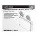 Emergency Light Satco 67-580 Emergency Light - 120-347V - 2HR Backup - Universal Mounting - Wet Location - White Finish Satco