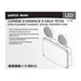 Emergency Light Satco 67-581 Emergency Light - 120-347V - 2HR Backup - Universal Mounting - Wet Location - Low Temperature - White Finish Satco