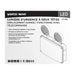 Emergency Light Satco 67-582 Emergency Light - 120-347V - 2HR Backup - Universal Mounting - Wet Location - Remote Compatible - White Finish Satco