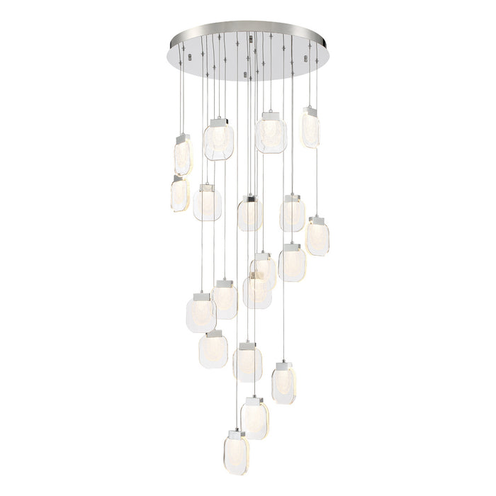 Eurofase 37192-023 Paget 29" Chrome LED Chandelier