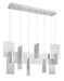 Eurofase 38044-030 Coburg 42" Anodized Silver LED Chandelier