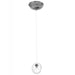 Pendant Light Avenue Lighting HF8081-CH Fairfax Ave. Fairfax 8"W 1-Light Mini Pendant in Matte Chrome/Clear Glass Avenue Lighting