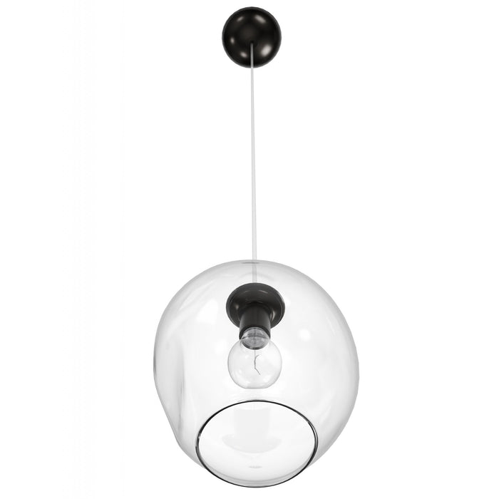 Pendant Light Avenue Lighting HF8081-DBZ Fairfax Ave. Fairfax 8"W 1-Light Mini Pendant in Dark Bronze/Clear Glass Avenue Lighting