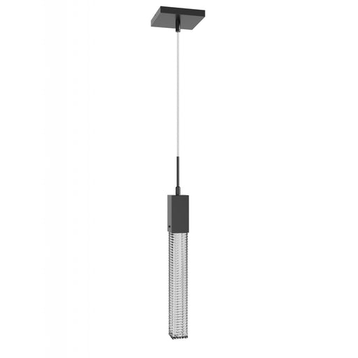 Pendant Light Avenue Lighting HF1901-1-BOA-DBZ Boa 1-Light LED Mini Pendant in Dark Bronze/Studded Crystal Avenue Lighting