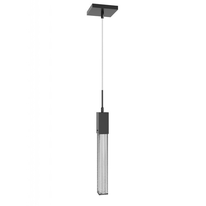Pendant Light Avenue Lighting HF1901-1-BOA-DBZ Boa 1-Light LED Mini Pendant in Dark Bronze/Studded Crystal Avenue Lighting