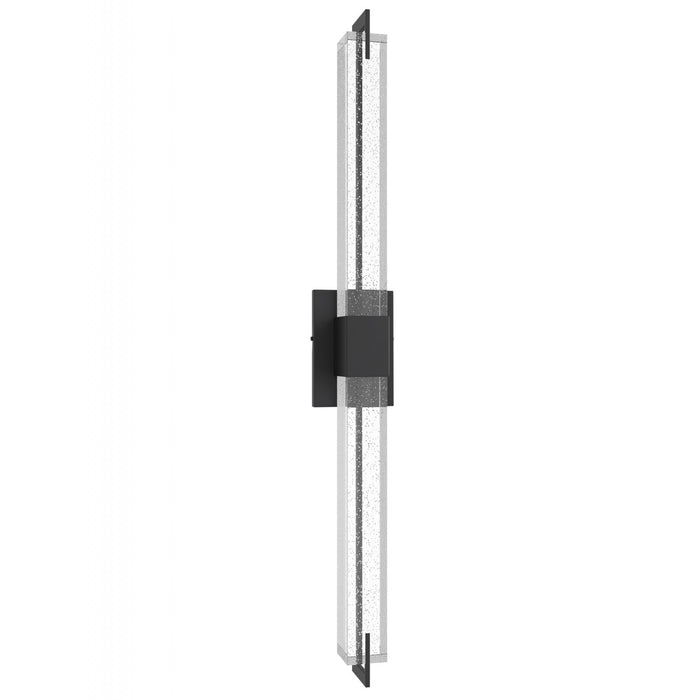 Wall Sconce Avenue Lighting HF3012-BK-XL The Original Glacier 39"H LED Wall Sconce in Black/Bubbled Crystal Avenue Lighting