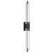 Wall Sconce Avenue Lighting HF3012-BK-XL The Original Glacier 39"H LED Wall Sconce in Black/Bubbled Crystal Avenue Lighting