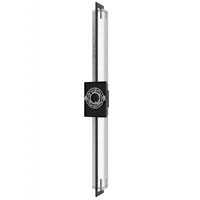 Wall Sconce Avenue Lighting HF3012-BK-XL The Original Glacier 39"H LED Wall Sconce in Black/Bubbled Crystal Avenue Lighting
