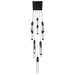 Chandelier Avenue Lighting HF1905-13-GL-DBZ The Original Glacier 13-Light 20"W Multi-Light Chandelier in Dark Bronze/Bubbled Crystals Avenue Lighting