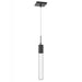 Pendant Light Avenue Lighting HF1901-1-GL-DBZ-C The Original Glacier 1-Light 2"W LED Mini Pendant in Dark Bronze/Clear Crystal Avenue Lighting