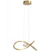 Pendant Light Avenue Lighting HF5069-GB Windsor 33"W Spiral Ring 5-CCT LED Pendant in Golden Bronze Avenue Lighting