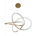 Pendant Light Avenue Lighting HF5070-GB Windsor 36"W Spiral Ring 5-CCT LED Pendant in Golden Bronze Avenue Lighting