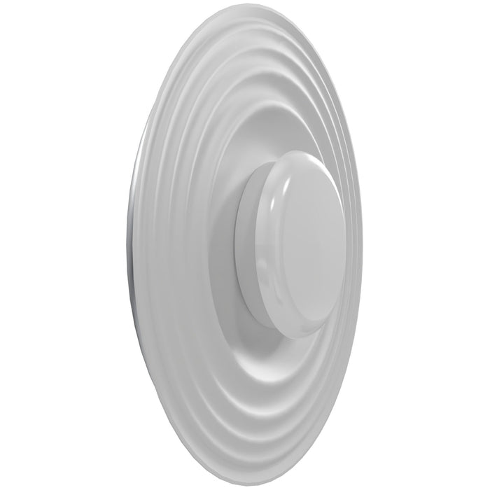Wall Sconce Avenue Lighting HF7998-WHT Cosmopolitan 14"W 5-CCT Round LED Wall Sconce in White Avenue Lighting