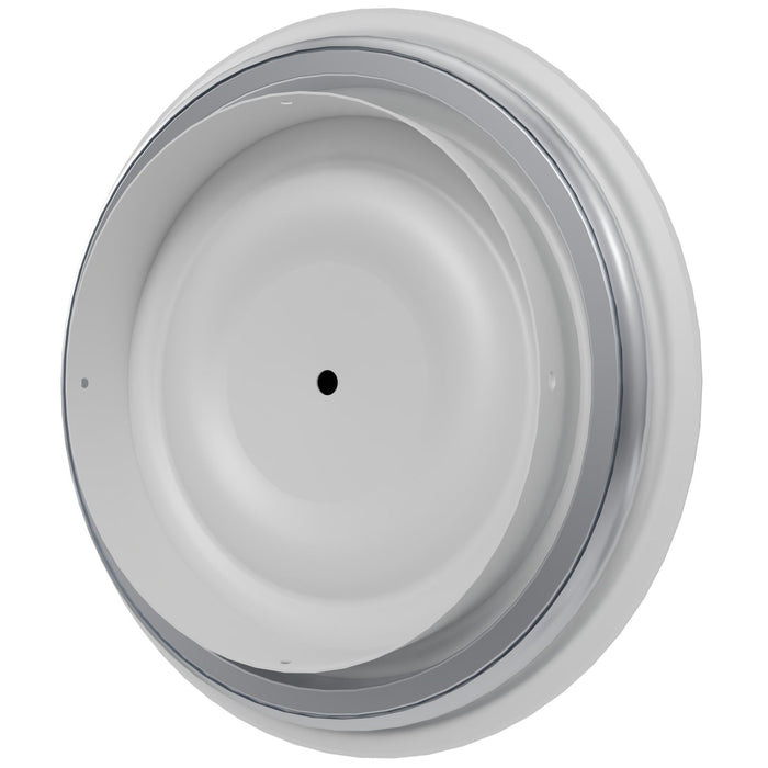 Wall Sconce Avenue Lighting HF7998-WHT Cosmopolitan 14"W 5-CCT Round LED Wall Sconce in White Avenue Lighting