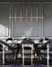 Eurofase 46476-036 Benicio 46" Brushed Gold LED Chandelier