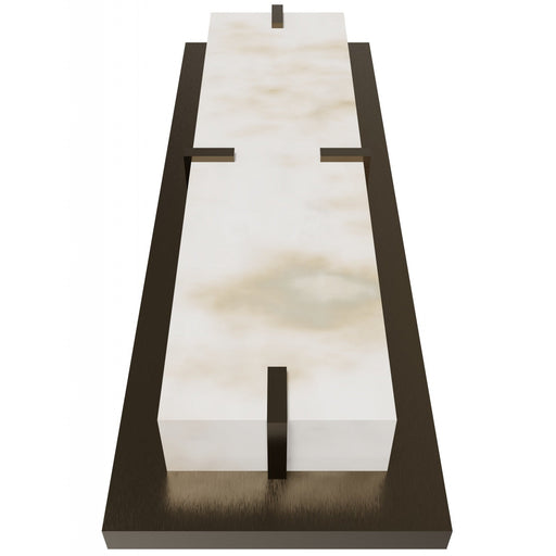 Wall Sconce Avenue Lighting HF2920-AB Sedona 20"H Alabaster Wall Sconce in Aged Brass in Alabaster / Aged Brass Avenue Lighting