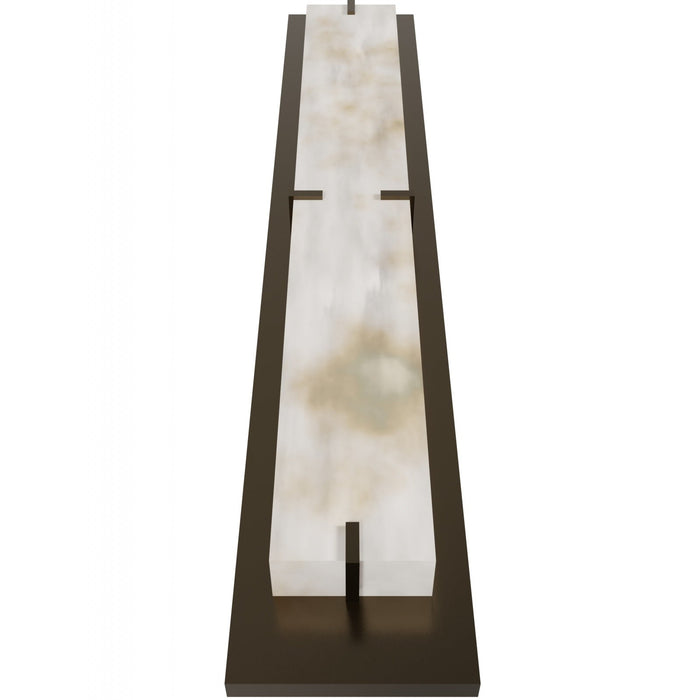 Wall Sconce Avenue Lighting HF2940-AB Sedona 38"H Alabaster Wall Sconce in Aged Brass in Alabaster / Aged Brass Avenue Lighting