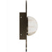 Wall Sconce Avenue Lighting HF2951-AB Sedona 12"H Round Alabaster Wall Sconce in Aged Brass in Alabaster / Aged Brass Avenue Lighting