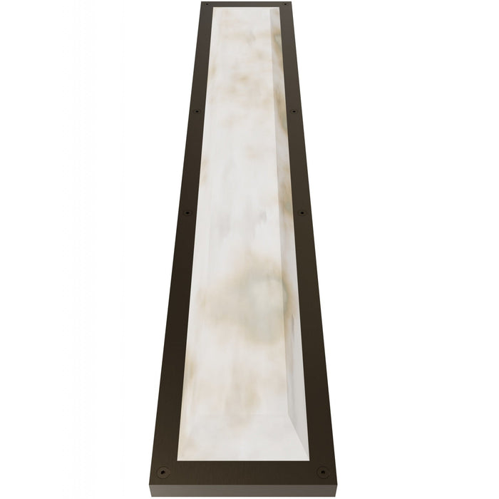 Wall Sconce Avenue Lighting HF2962-AB Sedona 36"H Alabaster 3-CCT LED Wall Sconce in Aged Brass in Alabaster / Aged Brass Avenue Lighting