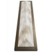 Wall Sconce Avenue Lighting HF2971-AB Sedona 30"H Alabaster 3-CCT LED Beveled Wall Sconce in Aged Brass in Alabaster / Aged Brass Avenue Lighting