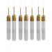 Multi-Light Pendant Avenue Lighting HF7407-AB Tribeca 7-Light Pendant in Aged Brass/White Glass Avenue Lighting