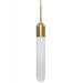 Pendant Light Avenue Lighting HF7400-AB Tribeca 1-Light 26"H Pendant in Aged Brass/White Glass Avenue Lighting