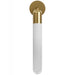 Wall Sconce Avenue Lighting HF7401-AB Tribeca 25"H Wall Sconce in Aged Brass/White Glass Avenue Lighting