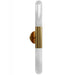 Wall Sconce Avenue Lighting HF7402-AB Tribeca 33"H Wall Sconce in Aged Brass/White Glass Avenue Lighting