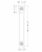 Eurofase 49262-018 Swing 36" Matte Black LED Outdoor Wall Light