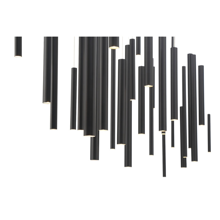 Eurofase 46814-029 Santana 72" Matte Black LED Chandelier