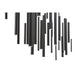 Eurofase 46814-029 Santana 72" Matte Black LED Chandelier