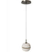 Pendant Light Avenue Lighting HF2902-AB Sedona 1-Light 5"W Round Ribbed Alabaster Pendant in Aged Brass in Alabaster / Aged Brass Avenue Lighting