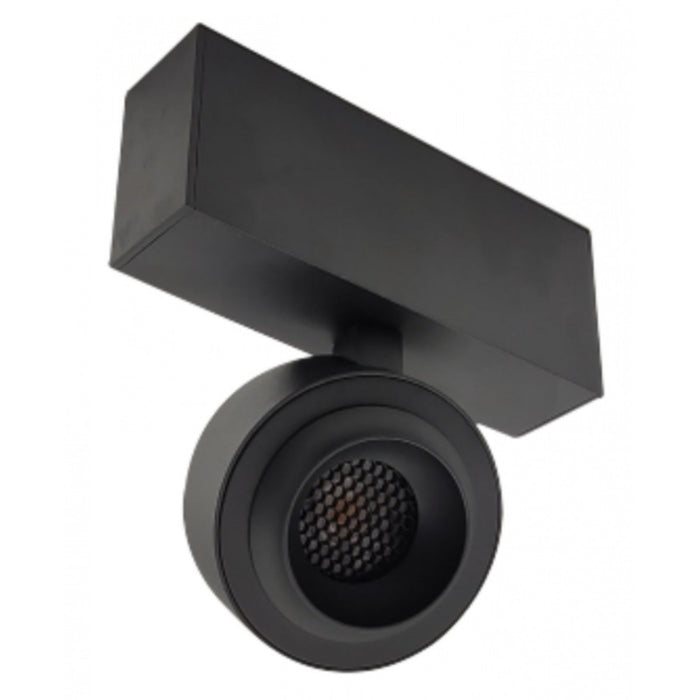 Track Lighting Avenue Lighting ML4175-BK Magnetix Round Slim Spot Light/Honeycomb Diffuser 10W in Black Avenue Lighting