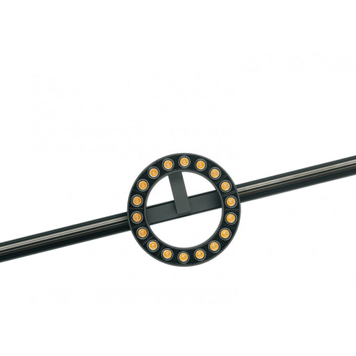 Track Lighting Avenue Lighting ML1211-BK Magnetix Halo Round Dot Light 18W in Black Avenue Lighting