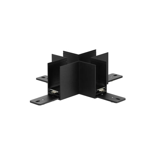 Track Lighting Avenue Lighting ML1001-SM-BK Magnetix Surface Mount Cross Corner in Black Avenue Lighting