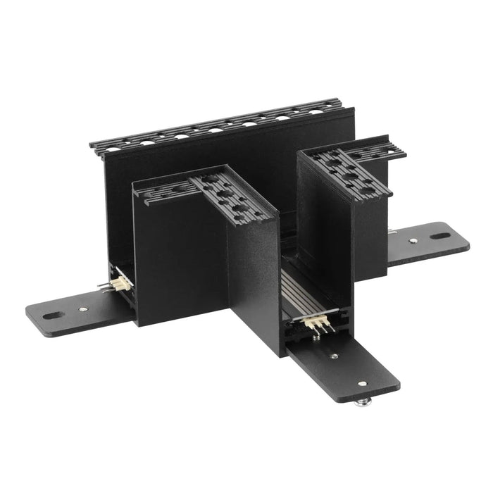 Track Lighting Avenue Lighting ML114-RM-BK Magnetix T Corner For Recessed in Black Avenue Lighting
