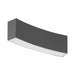 Track Lighting Avenue Lighting ML008-CSM-BLK Magnetix 5"W Curved LED Light in Black with Frosted Diffuser Avenue Lighting