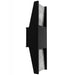 Outdoor Wall Light Avenue Lighting AV5618-BLK Avenue Outdoor 18"H Rectangular Panel LED Wall Sconce in Black Natural Stone Avenue Lighting