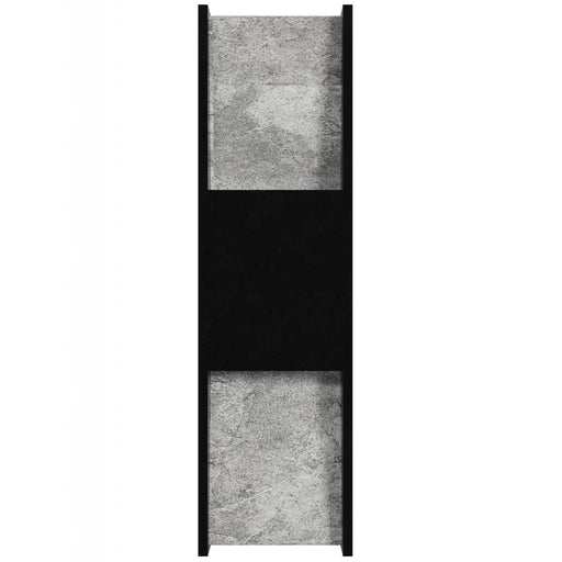 Outdoor Wall Light Avenue Lighting AV5618-BLK Avenue Outdoor 18"H Rectangular Panel LED Wall Sconce in Black Natural Stone Avenue Lighting