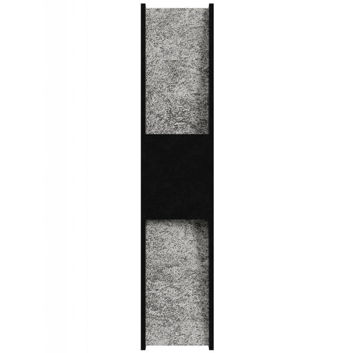 Outdoor Wall Light Avenue Lighting AV5624-BLK Avenue Outdoor 24"H Rectangular Panel LED Wall Sconce in Black Natural Stone Avenue Lighting