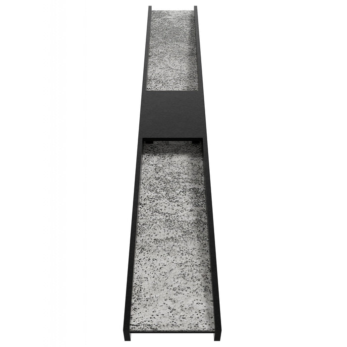 Outdoor Wall Light Avenue Lighting AV5636-BLK Avenue Outdoor 36"H Rectangular Panel LED Wall Sconce in Black Natural Stone Avenue Lighting